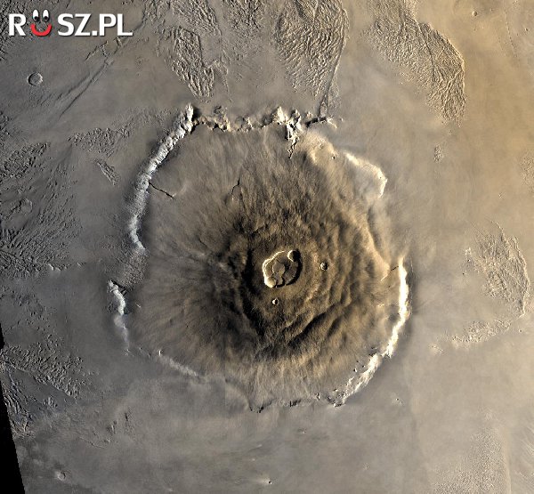Jak wysoki jest Olympus Mons - wygasły wulkan Marsa ?