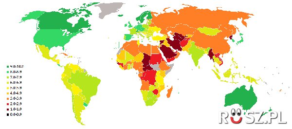 Ile krajów na świecie uznaje się za demokratyczne?