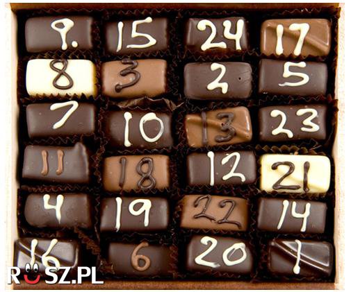 Ile czekoladek jest w kalendarzu adwentowym?