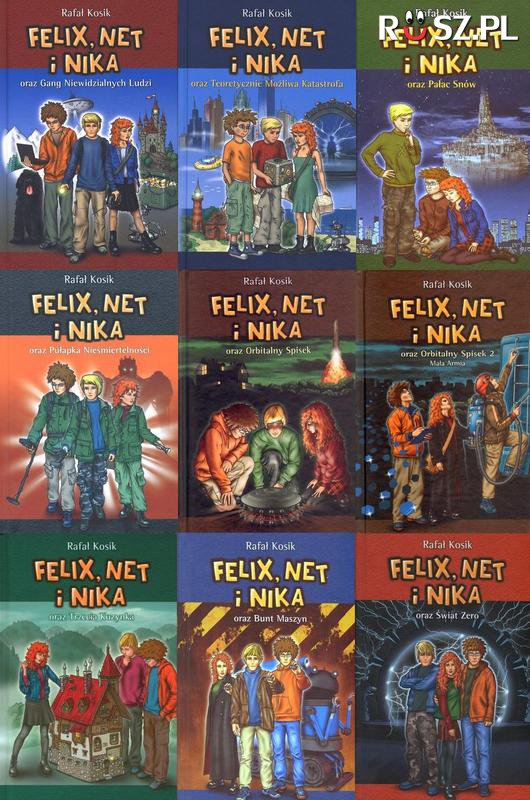 Ile części jest w serii książek "Felix, Net i Nika"?